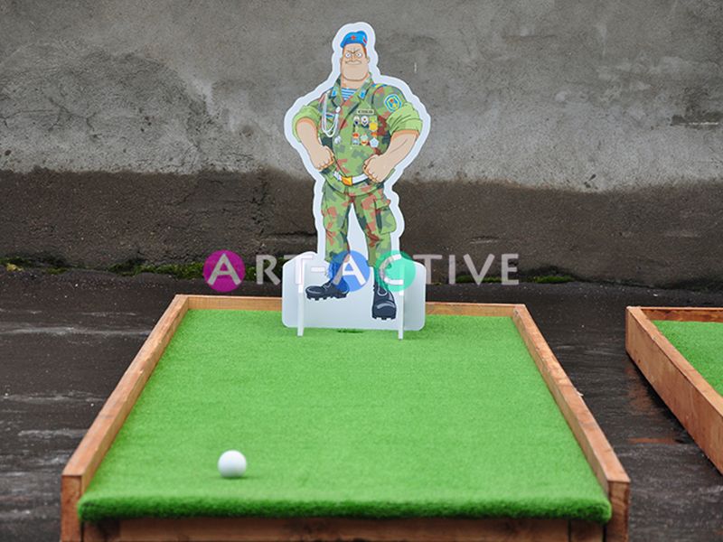Аренда аттракциона мини-гольф на мероприятие в Москве и Области